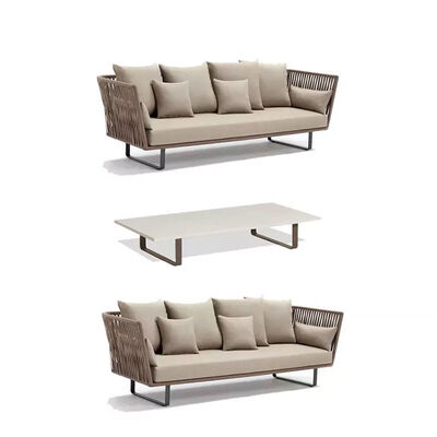 1.5mm Modern Lounge Sectional Outdoor Sofa Adjustable Waterproof Garden Furniture Set