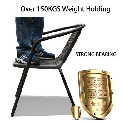 Outdoor Lounge Chair Garden Furnitures Patio Balcony Table Set 56x56x74cm