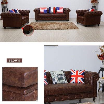 3 Seater 2 Seater Tufted Club Sofa KTV Room U Shaped Couch Bed Comfy