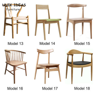 White Black Grey Scandinavian Dining Chairs Wood Oak Windsor Restaurant