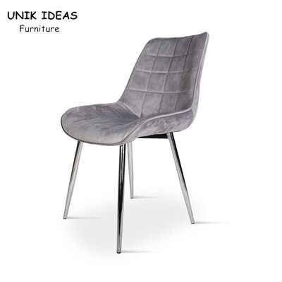 قیمت خوب Leisure Modern Nordic Dining Chairs Upholstered Home Furniture Velvet Fabric آنلاین