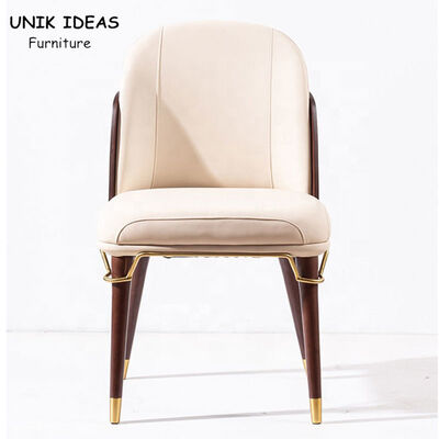 قیمت خوب Italian Luxury Metal Frame Dining Chairs 8 Kg Glad Leather Negotiation آنلاین