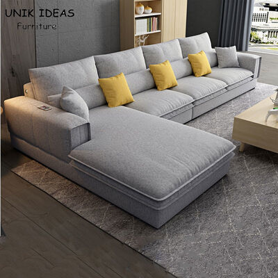 قیمت خوب Nordic Furniture Living Room Sectional Sofa Fabric Corner Lounge L Shaped آنلاین