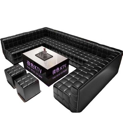 قیمت خوب Night Club Long Bench Pu Leather Vip Strip Booth Seating KTV Bar Furniture آنلاین