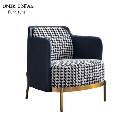 قیمت خوب Living Room Set Modern Sofa Single Seater Armchair Royal Upholstery Fabric Leisure Hotel آنلاین