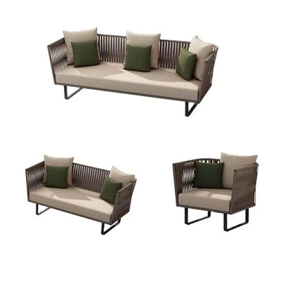 قیمت خوب 1.5mm Modern Lounge Sectional Outdoor Sofa Adjustable Waterproof Garden Furniture Set آنلاین