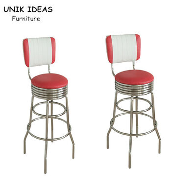 قیمت خوب American Design Metal Frame Bar Stools Industrial 50'S Customize آنلاین