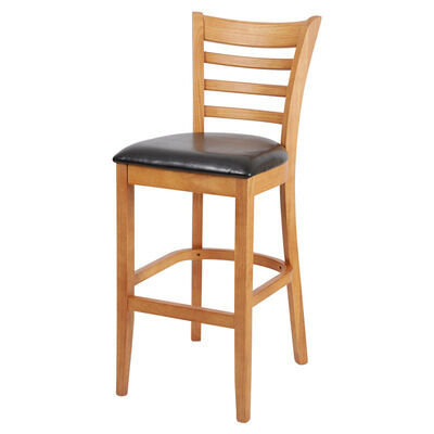 قیمت خوب Vintage Tractor Bar Stool Retro Barstool Industrial Dining Chairs 65cm Wood آنلاین