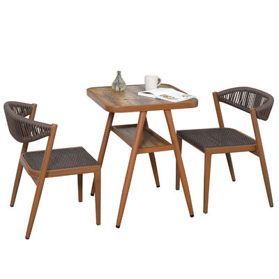 قیمت خوب مبلمان داخلی و خارجی ذخیره سازی صرفه جویی در فضا رتان میز و صندلی باغ آنلاین