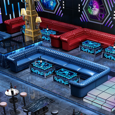 قیمت خوب بار سفارشی خانواده اتاق صوتی بصری مبل میز ترکیب در مقابل دیوار شکل U شکل L لوکس کلوب مبل مجموعه مبل آنلاین