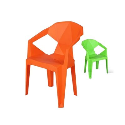 قیمت خوب Outdoor Stackable Polypropylene Plastic Chair  for Patio Garden آنلاین