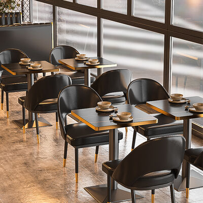 قیمت خوب Dining Sofa Seating Commercial Pub Hookah Lounge Restaurant Booth Sofa  Restaurant Table Chairs Set آنلاین