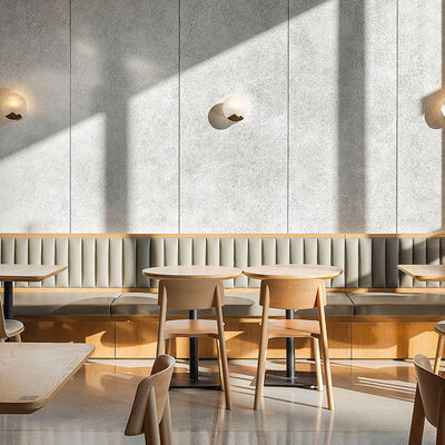 قیمت خوب New Arrival Commercial Restaurant Sofa Fabric Leather Wooden Booth for Coffee Shop آنلاین