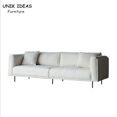 قیمت خوب Modern Recliner Cream Couch Living Room Sectional Sofa Bed Italian Style آنلاین