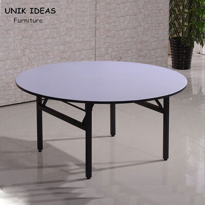 قیمت خوب 6ft 8 Ft Folding Banquet Table Round Plywood Dining Table آنلاین