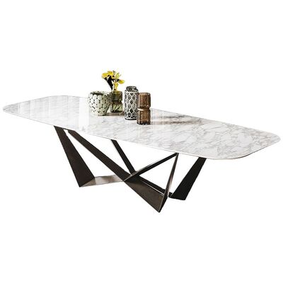 قیمت خوب Small Luxury Dining Table And Chairs 4 Person Marble Dining Table Set 200cm 180cm 160cm 220cm آنلاین