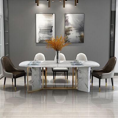 قیمت خوب 8 Seater Marble Luxury Dining Table And Chairs Italian Furniture Unik Ideas آنلاین