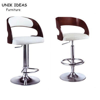 قیمت خوب 42 Inch Adjustable Counter Height Stools Set Of 2 4  With Backs Metal Footrest آنلاین