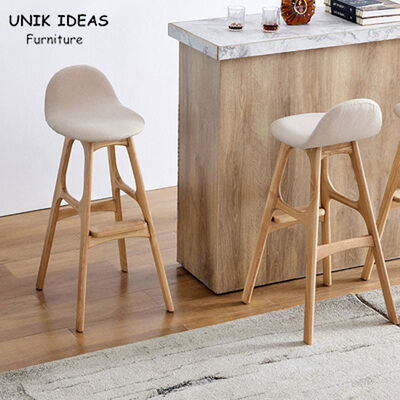 قیمت خوب White Classic Cafe Bar Stools Weight Capacity 400 Lbs Velvet Bar Chairs Japanese آنلاین