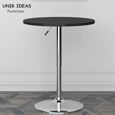 قیمت خوب 80 X 80 60 X 60 Adjustable Height Bistro Table Bar Pub MDF Round Swivel High آنلاین