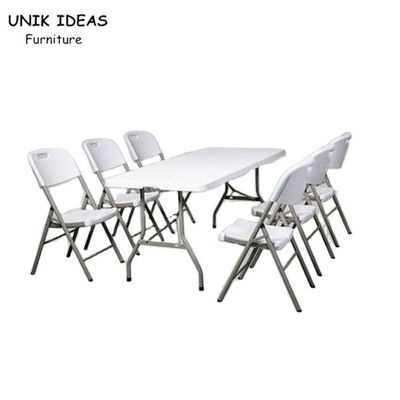 قیمت خوب 6ft Banquet Outdoor Plastic Folding Table Picnic Camping Table آنلاین