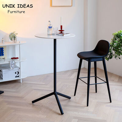 قیمت خوب Restaurant Kitchen Bistro Bar Tables 110cm High Round Modern آنلاین