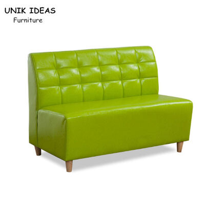 قیمت خوب Restaurant Leather Booth Seating Kitchen Dining Bench Comfortable Green آنلاین