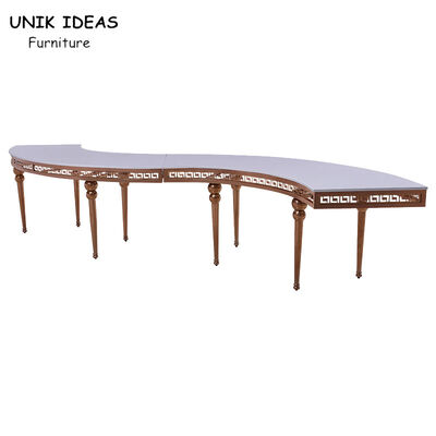 قیمت خوب Nesting Hall Round Banquet Foldable Table Circular Party Stainless Steel آنلاین