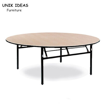 قیمت خوب 30 X 72 Folding Banquet Table Round Waterproof Round Hotel 1.8m آنلاین
