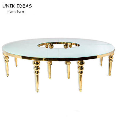 قیمت خوب Monaco Marriage Hall Dining Table Chairs S Shape Decoration Creative 75CM آنلاین