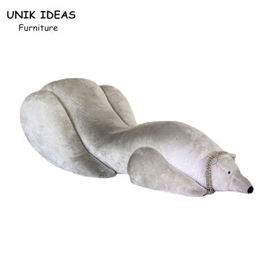 قیمت خوب Cream Teddy Bear Fabric Chair Armchair Lounge Accent Living Room Italian آنلاین