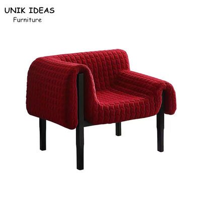 قیمت خوب Accent Single Seater Armchair Cuddle One Seater Couch Leather Red Pink Blue آنلاین