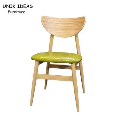 قیمت خوب 75cm Leisure Simple Nordic Dining Chair Ashwood Dining Chairs Fast Food آنلاین