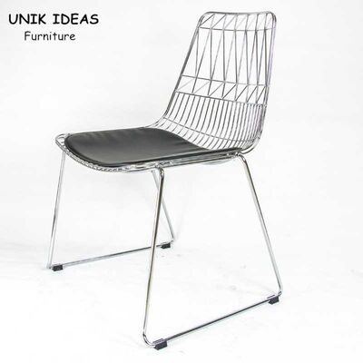 قیمت خوب Patio Metal Wrought Iron Dining Chairs Indoor Creative Home Leisure 46x53x80.5cm آنلاین